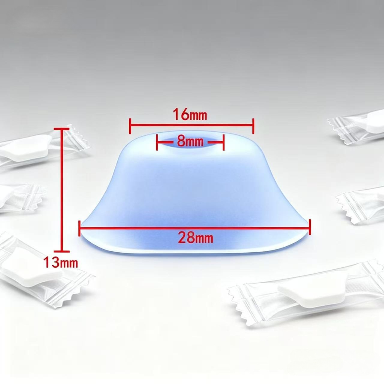 Lab Pipette Tip - Capa de silicone descartável para casa,