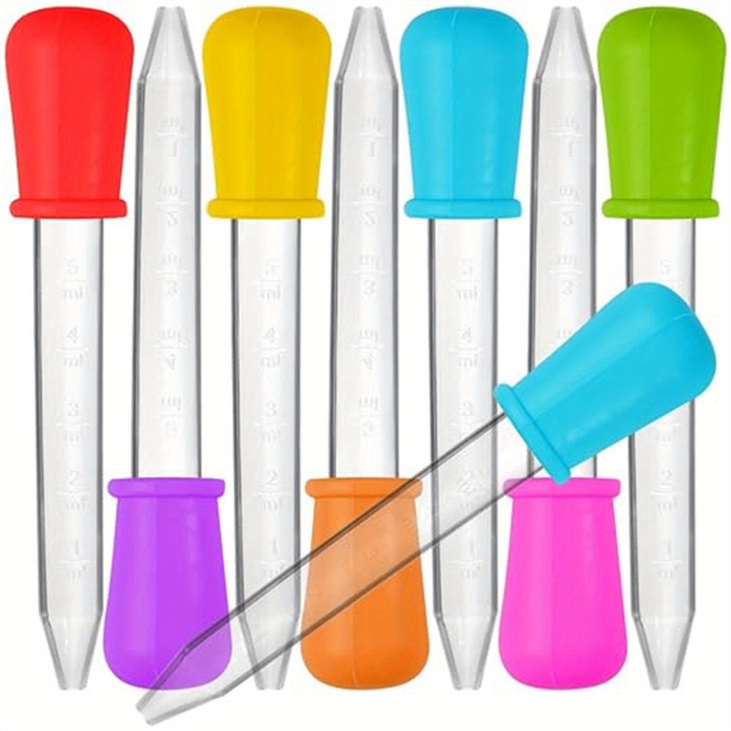 Lab Pipette Tip - 8 peças de pipetas de silicone