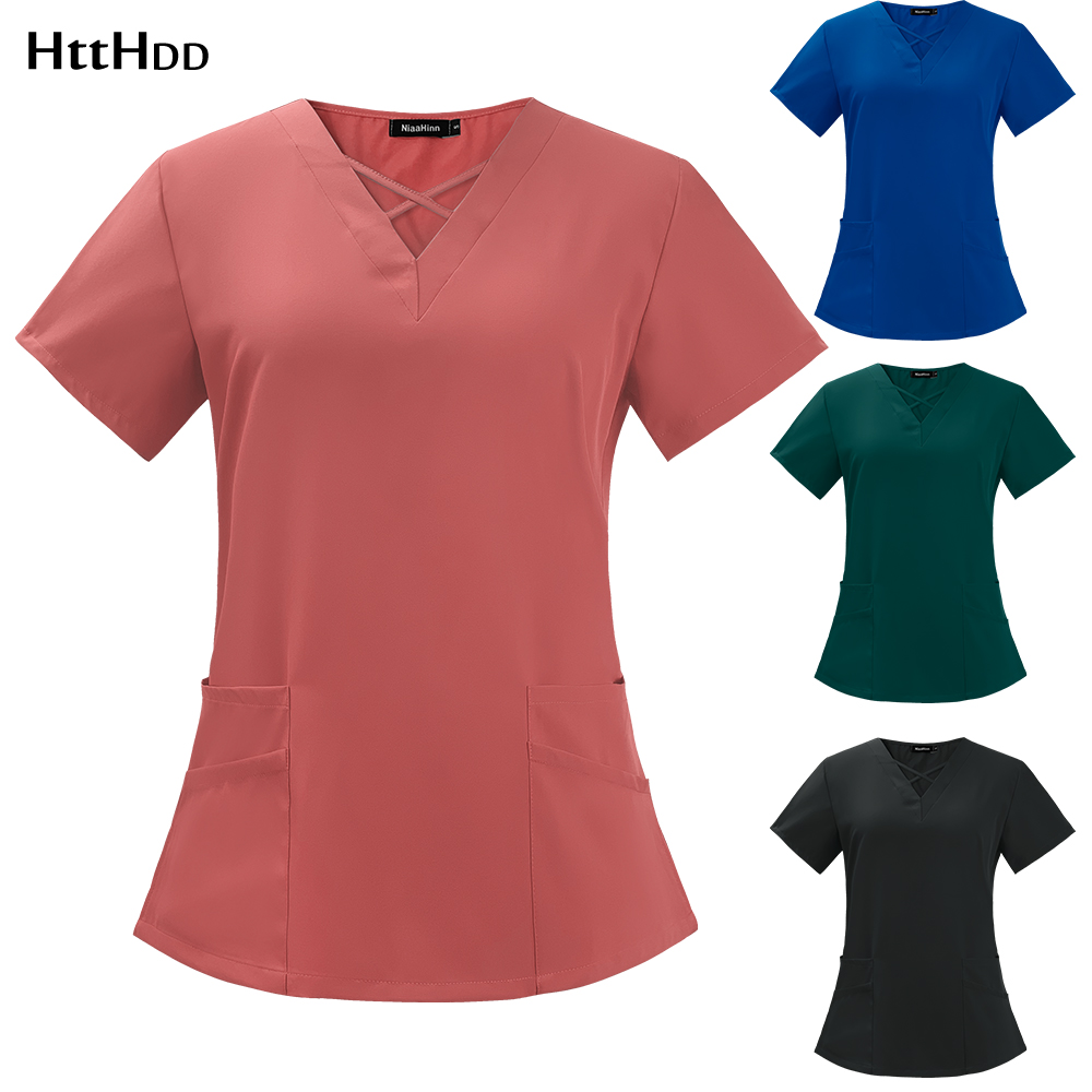 Medical Lab Coat - Moda cuidados de saúde enfermeira blusa