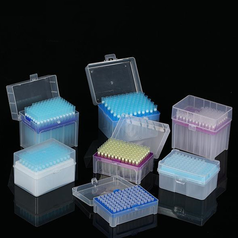 Lab Pipette Tip - 1 conjunto laboratório 10ul/10ul-l/20ul/50ul/100ul/200ul/300ul/1ml/5ml/10ml plástico pipettor