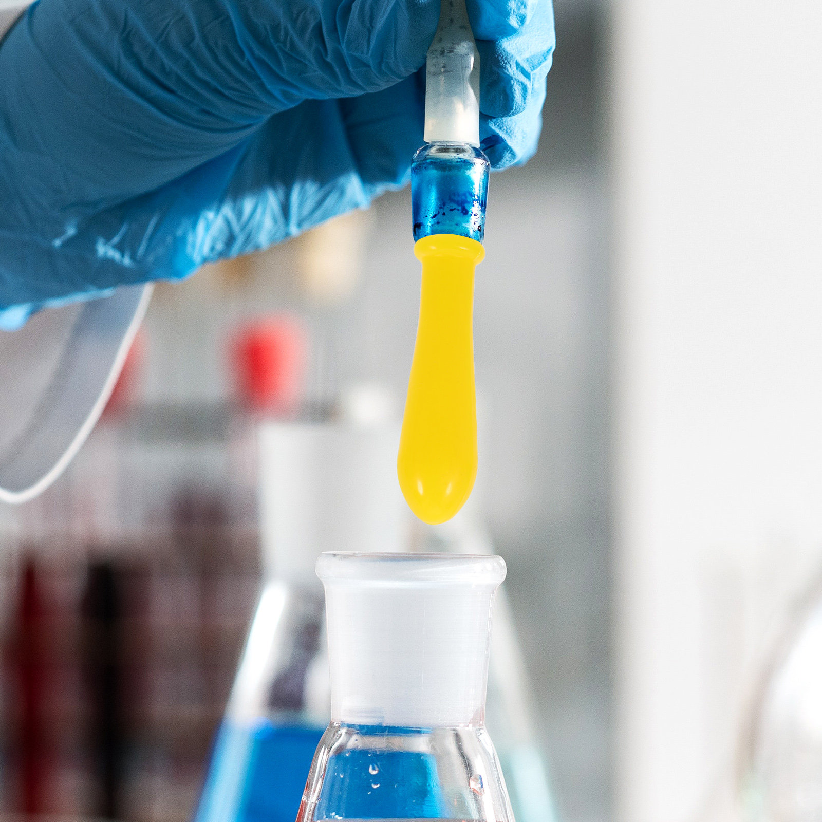 Lab Pipette Tip - 5 peças de ponteiras de silicone