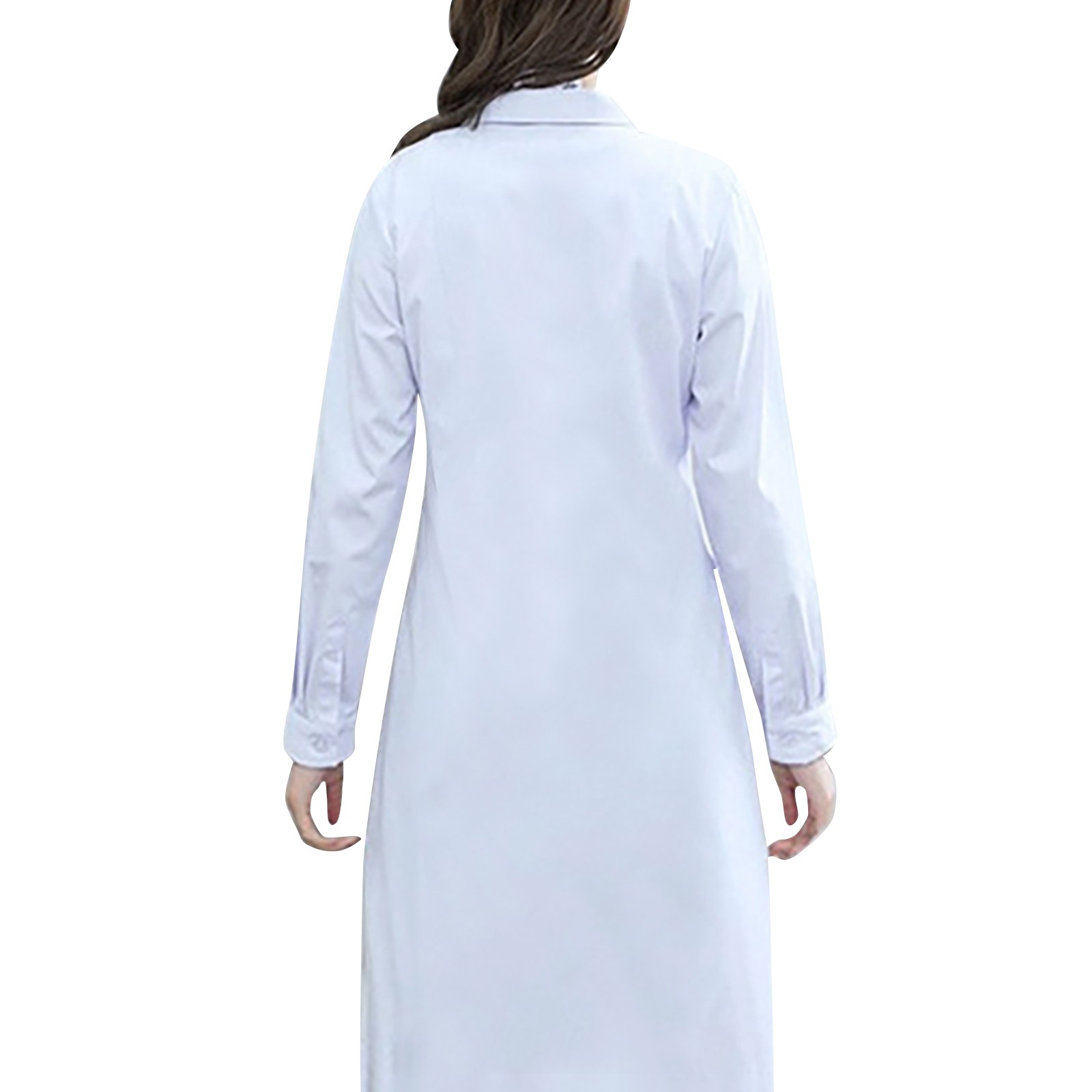 Jaleco branco para mulheres, h - Medical Lab Coat avaliação e preço