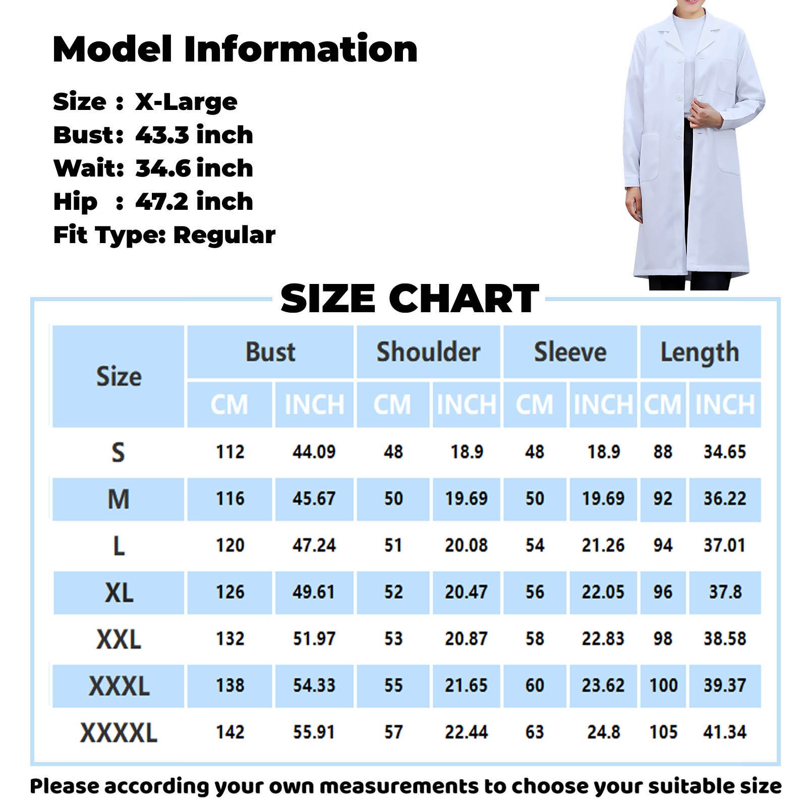 Jaleco branco para mulheres, h - Medical Lab Coat avaliação e preço