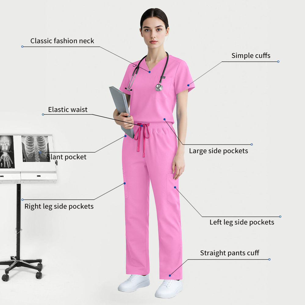 Conjunto de Uniforme Médico Ni - Medical Lab Coat avaliação e preço