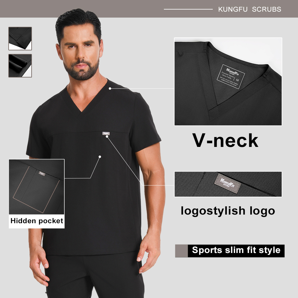 Uniforme de Enfermagem KUNGFU  - Medical Lab Coat avaliação e preço